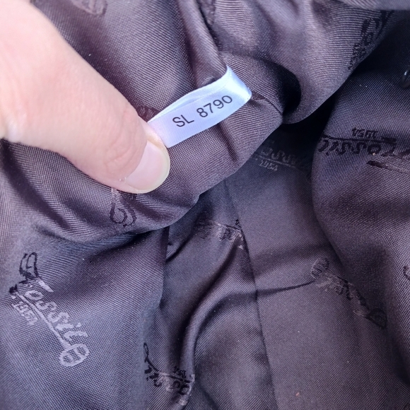 Vtg 395 Fossil Hobo Handbag Bag Suede and Braided Leather Tassle Y2K - Picture 16 of 16